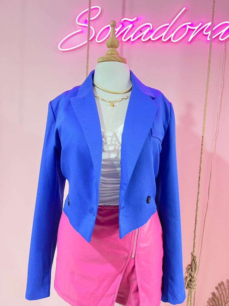 BLAZER AZUL MUJER 940