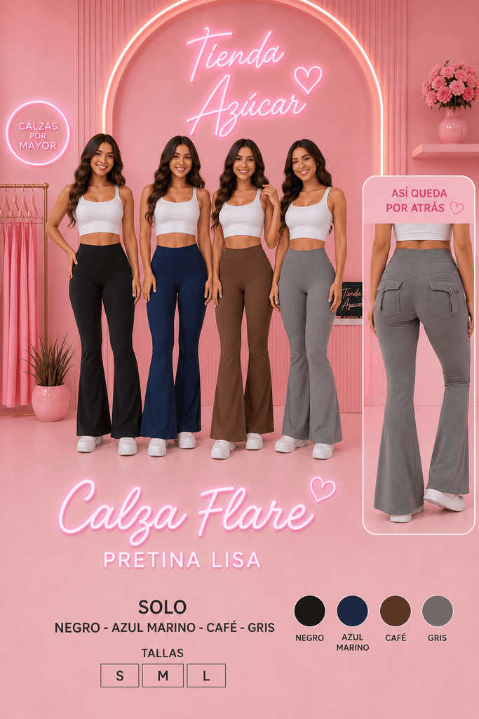 Calza Bolsillo flare