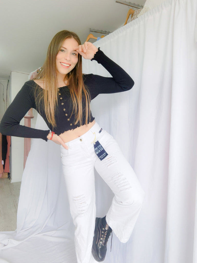 white jeans